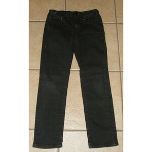 TRUE RELIGION Boys Sz 10 Relaxed Slim Adjustable Waist Stretchy Black GENO Jeans